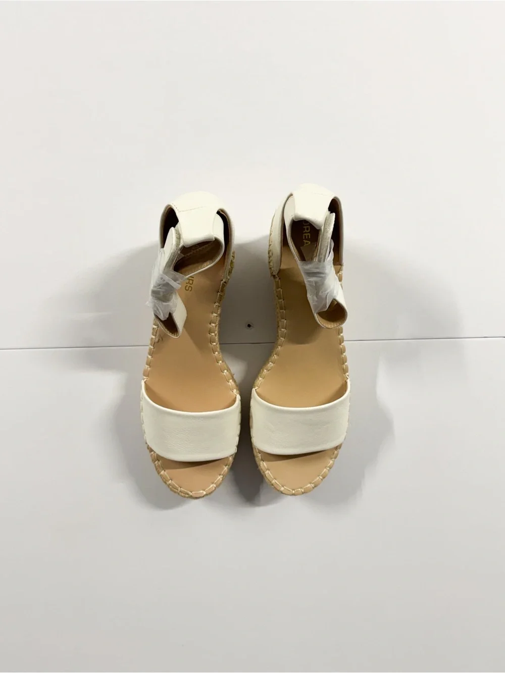 Dream Pairs Women's White Espadrille Ankle-Strap Sandals